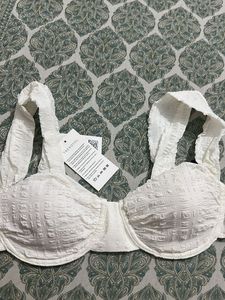 Trendyol White Bralette Top, Bust- 38/36