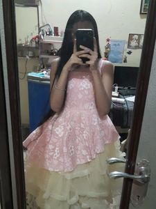 Pink Floral Dress