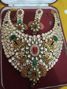Statement Necklace & Earrings Set