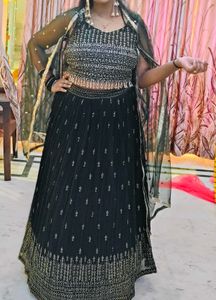 Elegant Green Lehenga Choli Set