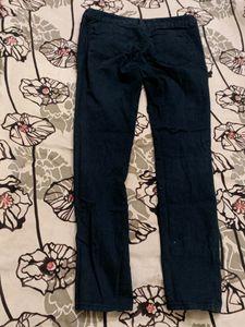 Black Cotton New Jeans