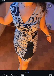 Elegant Patterned Women's Dress