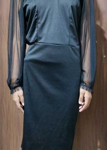 Chic Black Off-Shoulder Dress
