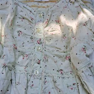 Lace Trim Aesthetic Cute Top