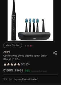 AGARO COSMIC PLUS Sonic Electric Tooth Brush🦷