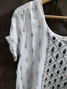 Casual White kurta salwar set