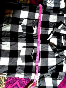 Woolen Check Pattern Shirt Brand New