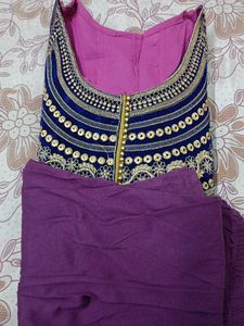 Round Kurta With Leggings Set