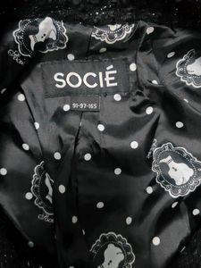 SOCIE  Sparkle Tweed Blazer