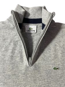 Lacoste Gray Knit Sweater