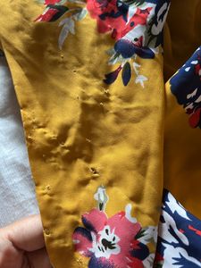 Women Stylish Orage Floral Top