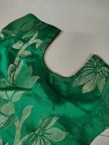 New Green Kurta With Golden Work On It