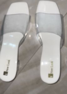 Stylish Clear Strap Flats