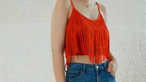 Fringe Crop Top