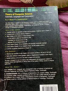 Theory Of ComputerScience:Automata Lang&amp;Computatio