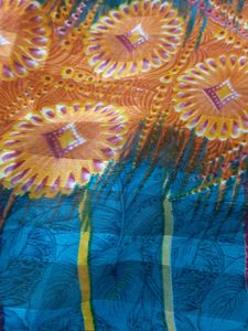 85)New Multi Colour Beautiful Saree