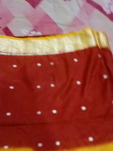 yellow silk saree