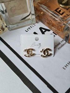 Golden CC Earrings