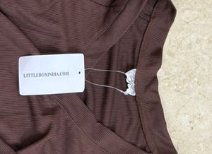 Brown Long Sleeve Top
