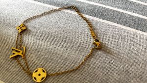 Louis Vuitton Dupe Gold Bracelet Anti Tarnish