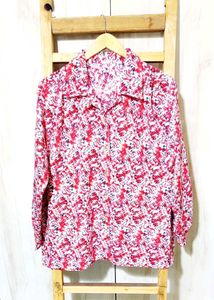 Red Printed Shirt Size-46-48