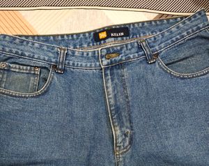 Blue Baggy Jeans For Men