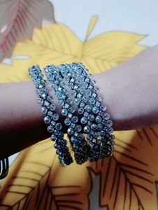 Beaded Bangle Bracelet Set