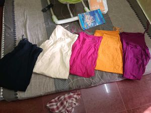 Colorful Women's  Pants - 5 Pairs