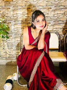 Elegant Red Saree
