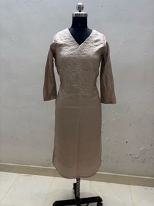 Elegant Beige Kurta