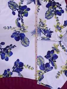 Floral Print Polo Shirt