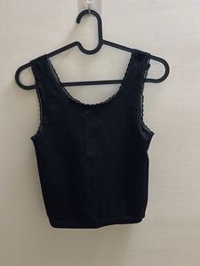 Black Lace Tank Top
