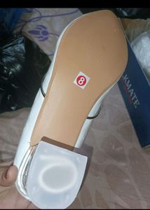 White Walkmate Heels