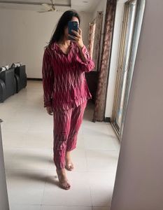 Full Sleeve Collared Co-ord Set Women