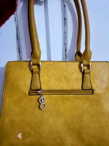 Pretty Mustard E2o Handbag