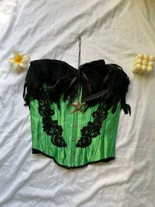 Green Corset Top