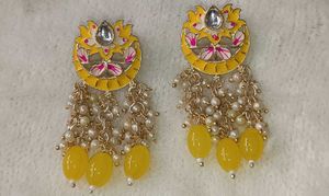 Yellow Floral Necklace