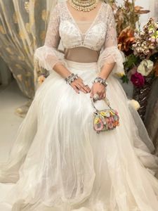 White Bridal Lehenga Choli