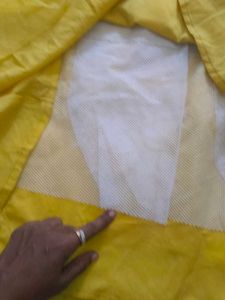 Yellow kurta cum gown