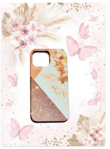 glitter and marble design iPhone 13 Pro Max Case
