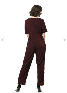 Chic Burgundy Jumpsuit