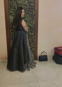 Elegant Fusion Lehenga Choli With Cape