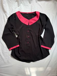 Women’s Casual Black Blouse