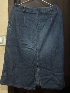Denim Midi Skirt