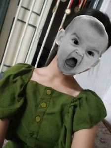 Olive Green Button-Down Dress