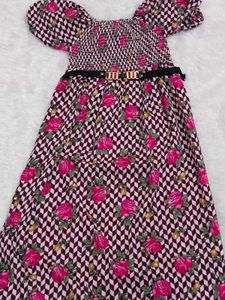 Floral Print Top with belt ,each 299 only