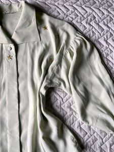 Starry Button-Down Top