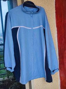 Vintage Light Blue Windbreaker