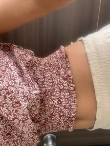 Floral Print Crop Top