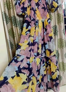 Floral Off-Shoulder Dress